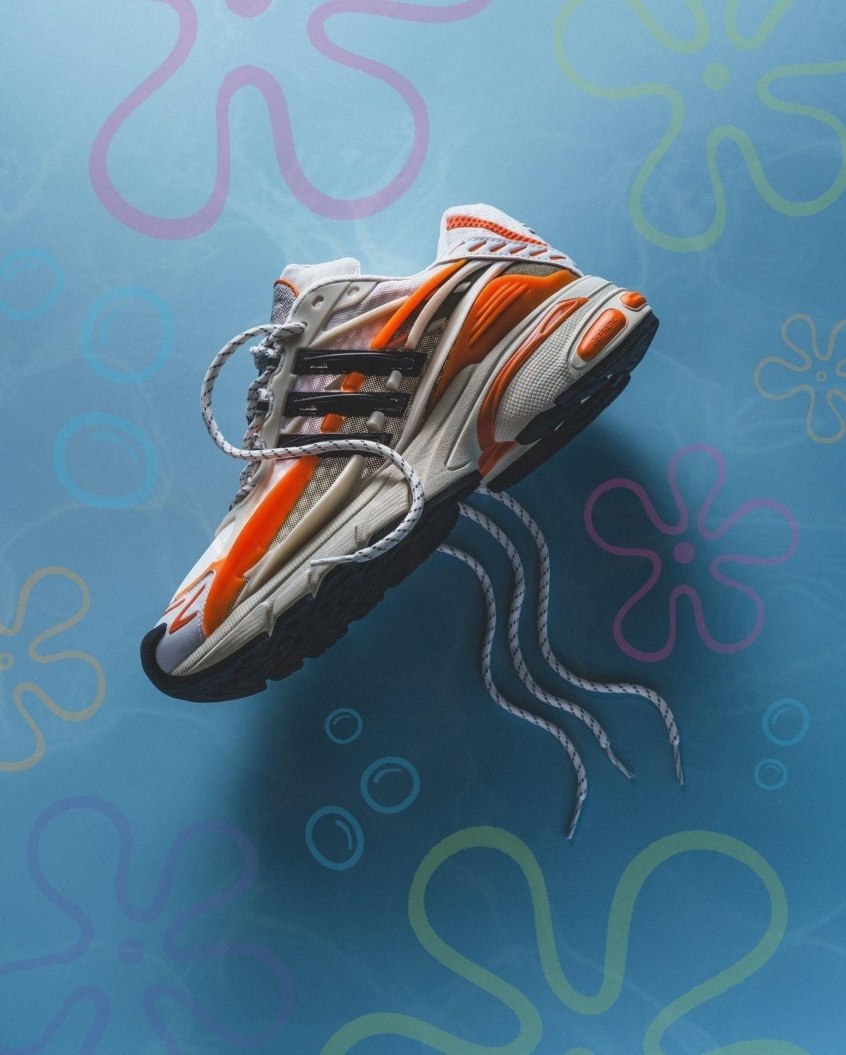 🔥adidas x 海绵宝宝联名Adistar XLG|海底世界的Y2K潮鞋炸场!